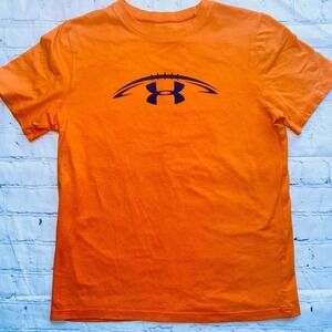 EUC Youth Large Under Armour Football Theme TShirt